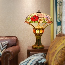 Bordlampe i Tiffany-Stil...