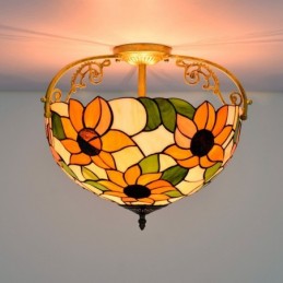 Takplafond i Tiffany-Stil...
