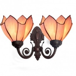 Vegglampe i Tiffany-Stil...