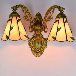Vegglampe i Tiffany-Stil...