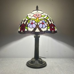 Bordlampe i Tiffany-Stil...
