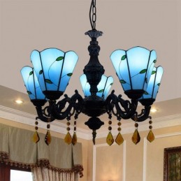 Lysekrone i Tiffany-Stil...