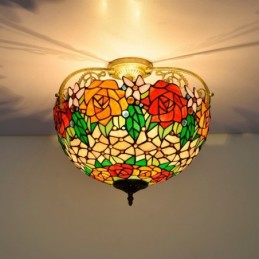 Takplafond i Tiffany-Stil...