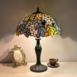 Bordlampe i Tiffany-Stil...