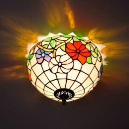 Takplafond i Tiffany-Stil...