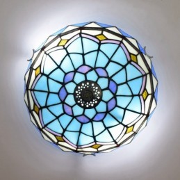 Takplafond i Tiffany-Stil...