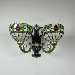 Vegglampe i Tiffany-Stil...