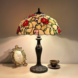 Bordlampe i Tiffany-Stil...