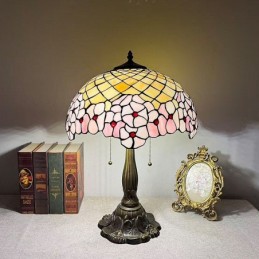 Bordlampe i Tiffany-Stil...