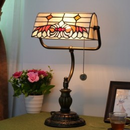 Bordlampe i Tiffany-Stil...