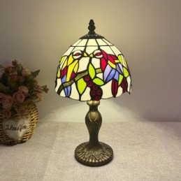 Bordlampe i Tiffany-Stil...