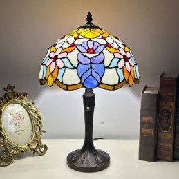 Bordlampe i Tiffany-Stil...