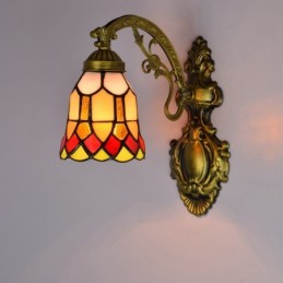 Vegglampe i Tiffany-Stil...