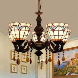 Lysekrone i Tiffany-Stil...