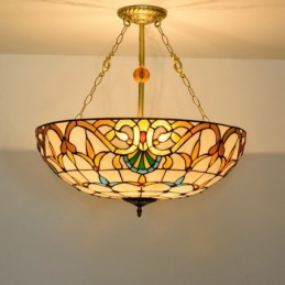Pendellampe i Tiffany-Stil...