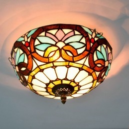 Takplafond i Tiffany-Stil...