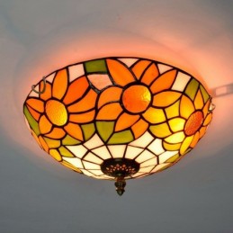 Takplafond i Tiffany-Stil...