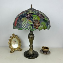 Bordlampe i Tiffany-Stil...
