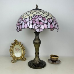 Bordlampe i Tiffany-Stil...