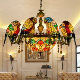 Pendellampe i Tiffany-Stil...