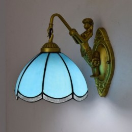 Vegglampe i Tiffany-Stil...