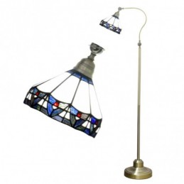 Gulvlampe i Tiffany-Stil...