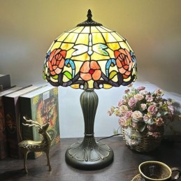 Bordlampe i Tiffany-Stil...