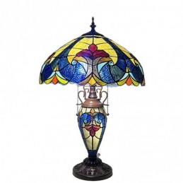 Bordlampe i Tiffany-Stil...