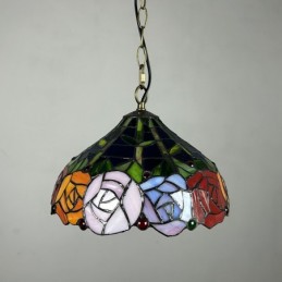 Pendellampe i Tiffany-Stil...