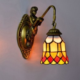 Vegglampe i Tiffany-Stil...