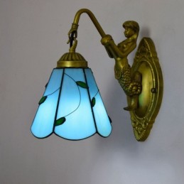 Vegglampe i Tiffany-Stil...