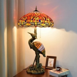 Bordlampe i Tiffany-Stil...