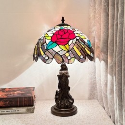 Bordlampe i Tiffany-Stil...