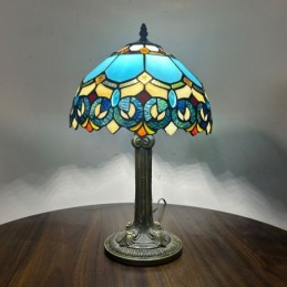 Bordlampe i Tiffany-Stil...