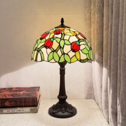 Bordlampe i Tiffany-Stil...