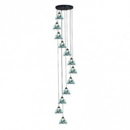 Pendellampe i Tiffany-Stil...