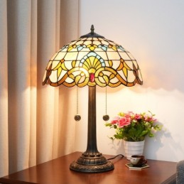 Bordlampe i Tiffany-Stil...