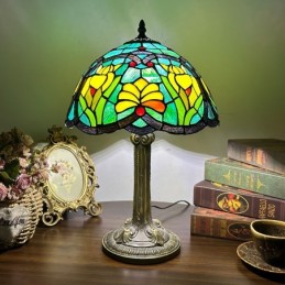 Bordlampe i Tiffany-Stil...