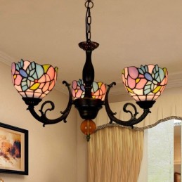 Pendellampe i Tiffany-Stil...