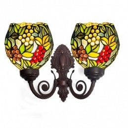 Vegglampe i Tiffany-Stil...