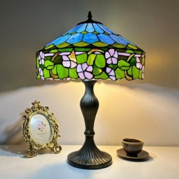Bordlampe i Tiffany-Stil...
