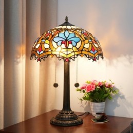 Bordlampe i Tiffany-Stil...