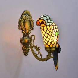 Vegglampe i Tiffany-Stil...