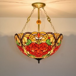 Pendellampe i Tiffany-Stil...