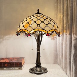 Bordlampe i Tiffany-Stil...