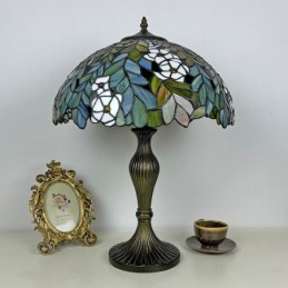 Bordlampe i Tiffany-Stil...