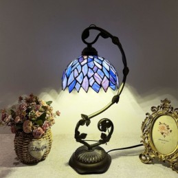 Bordlampe i Tiffany-Stil...