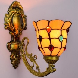 Vegglampe i Tiffany-Stil...