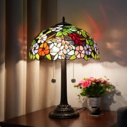Bordlampe i Tiffany-Stil...