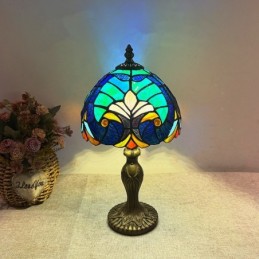 Bordlampe i Tiffany-Stil...